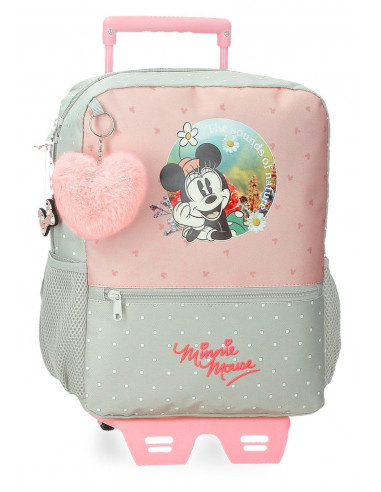 29623T1 ADAPT. BACKPACK 32CM.W/TROLLEY  MINNIE MOUSE WILD NA